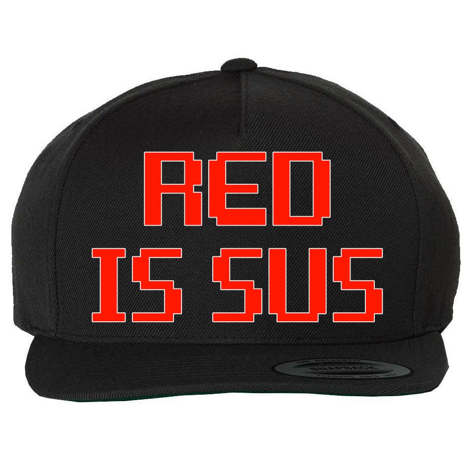 Sustrucker Snapback Hat. Funny Cap, Among Us 