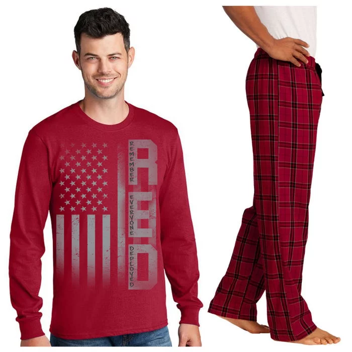 RED Remember Everyone Deployed Long Sleeve Pajama Set