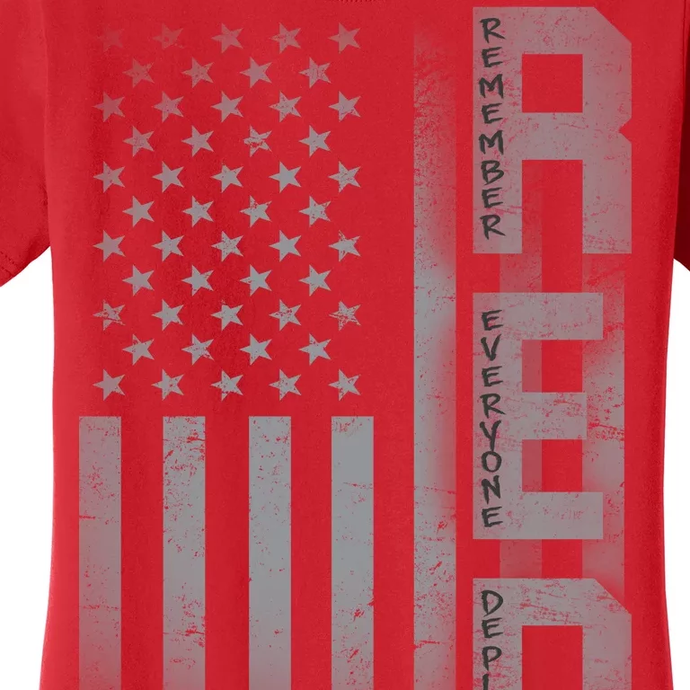 RED Remember Everyone Deployed Women's T-Shirt