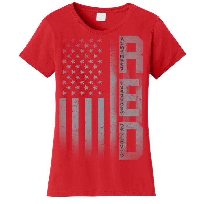 RED Remember Everyone Deployed Women's T-Shirt