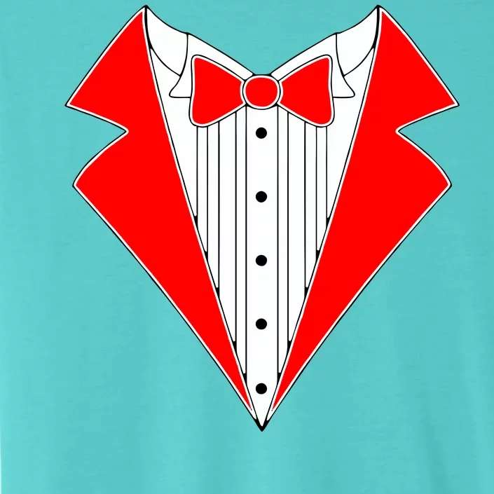 Red Tuxedo Wedding Tux ChromaSoft Performance T-Shirt