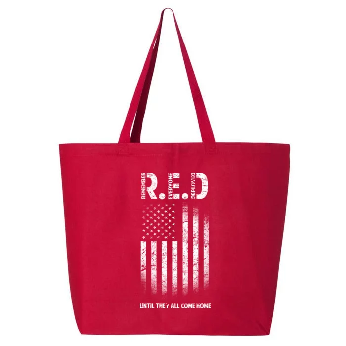 Red Until They All Come Home 25L Jumbo Tote