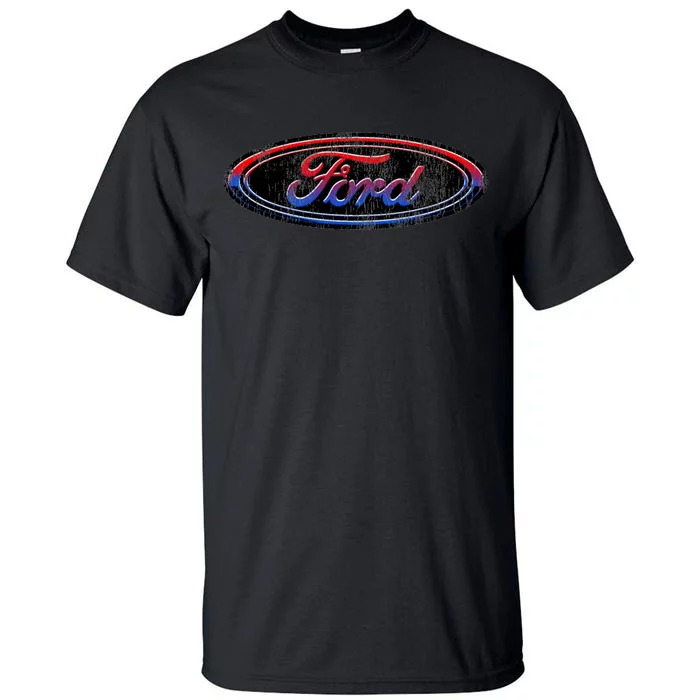 Red White Blue Ford Logo Tall T-Shirt