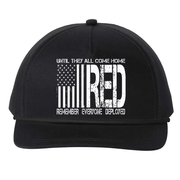 Remember Everyone Deployed Red Friday Snapback Five-Panel Rope Hat