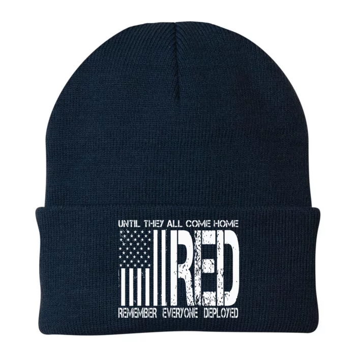 Remember Everyone Deployed Red Friday Knit Cap Winter Beanie