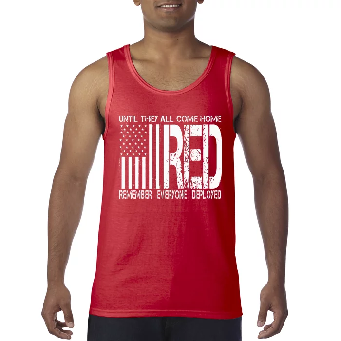 Remember Everyone Deployed Red Friday Tank Top