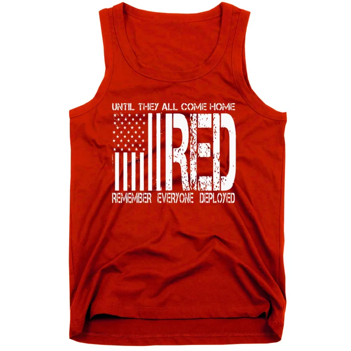 Remember Everyone Deployed Red Friday Tank Top