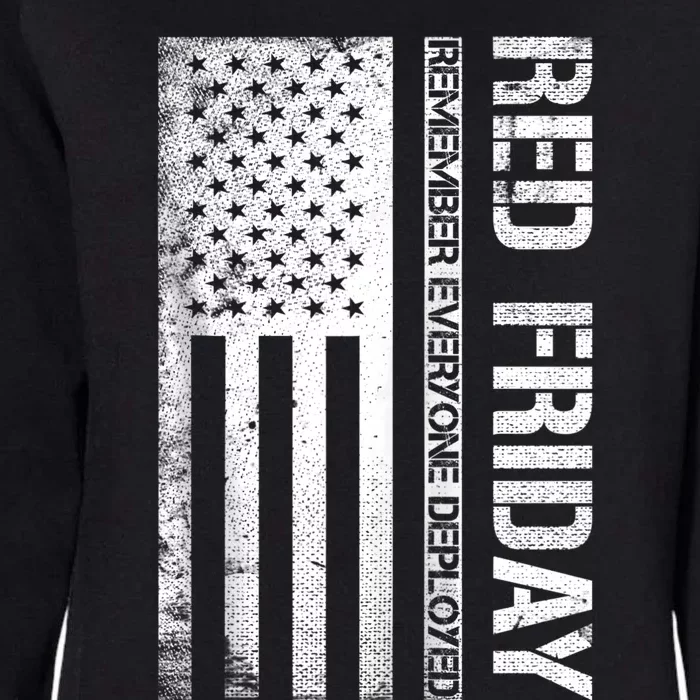 Remember Everyone Deployed Red Friday Zip Hoodie Womens California Wash Sweatshirt