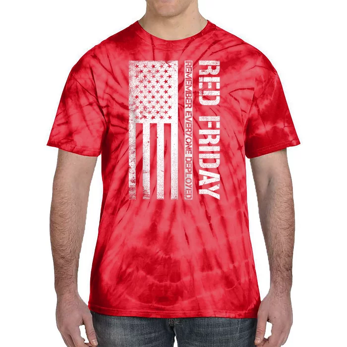 Remember Everyone Deployed Red Friday Zip Hoodie Tie-Dye T-Shirt