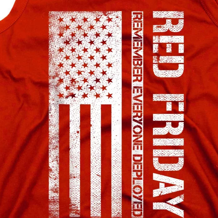 Remember Everyone Deployed Red Friday Zip Hoodie Tank Top