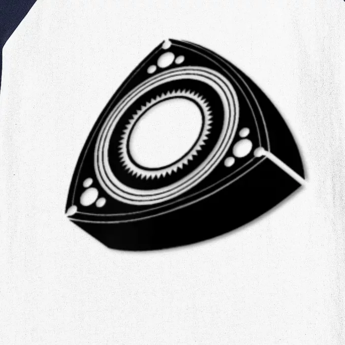 Rotary Engine Design Baseball Sleeve Shirt