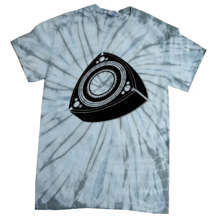 Rotary Engine Design Tie-Dye T-Shirt