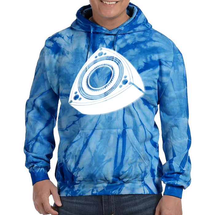 Rotary Engine Design Gift Tie Dye Hoodie