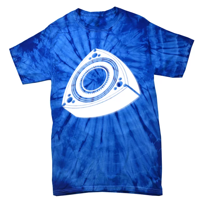 Rotary Engine Design Gift Tie-Dye T-Shirt