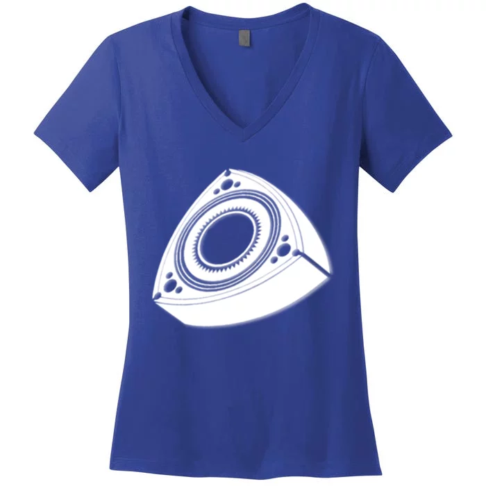 Rotary Engine Design Gift Women's V-Neck T-Shirt