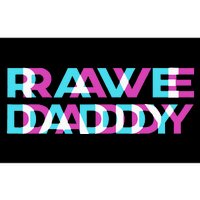 Rave Edm Daddy Music Festival Father Optical Trippy Illusion Bumper Sticker