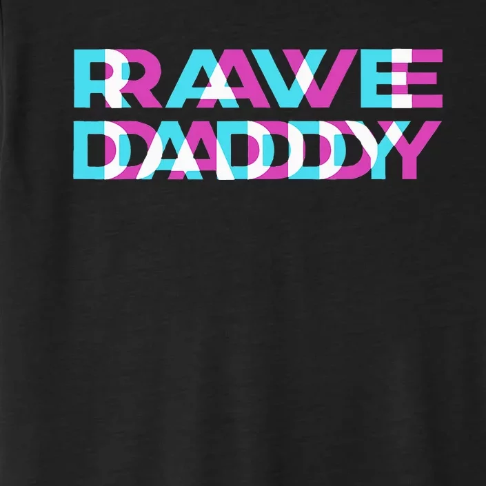 Rave Edm Daddy Music Festival Father Optical Trippy Illusion ChromaSoft Performance T-Shirt