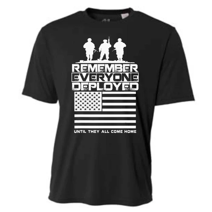 Remember Everyone Deployed R.E.D. Red Friday Military Cooling Performance Crew T-Shirt