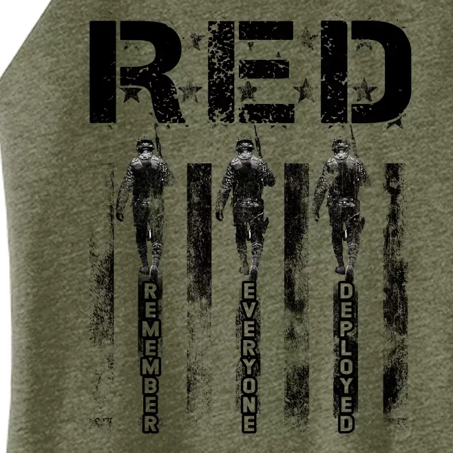 Remember Everyone Deployed RED Friday Women’s Perfect Tri Rocker Tank