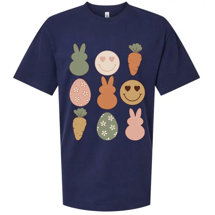 Retro Easter Day Sueded Cloud Jersey T-Shirt