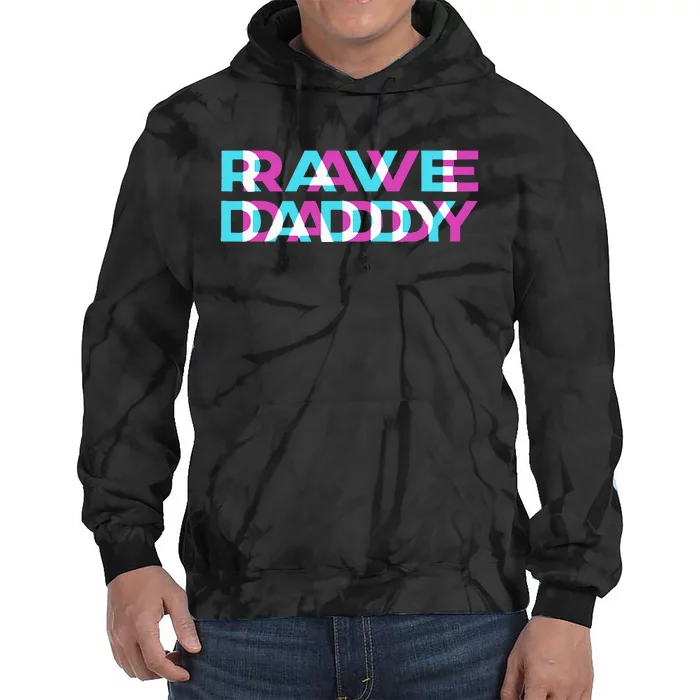 Rave Edm Daddy Music Festival Father Optical Trippy Illusion Tie Dye Hoodie