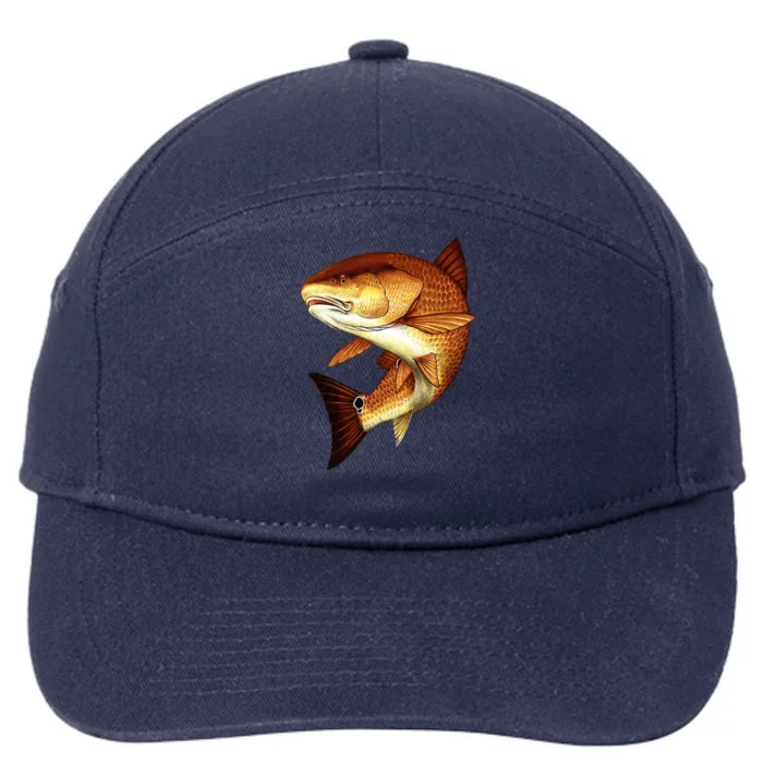 Redfish Swim 7-Panel Snapback Hat