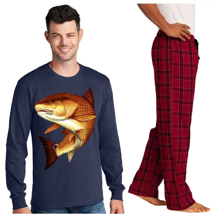 Redfish Swim Long Sleeve Pajama Set