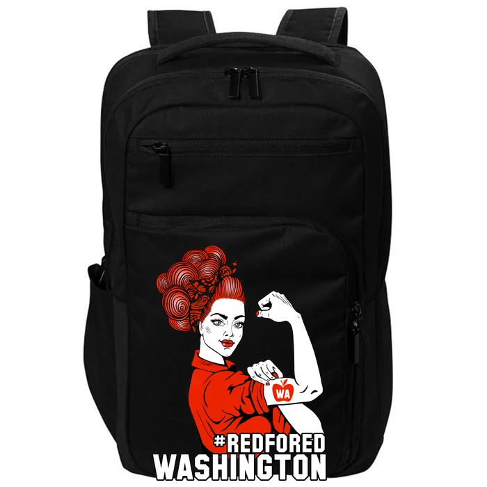 Redfored Red For Ed Washington Teachers Impact Tech Backpack