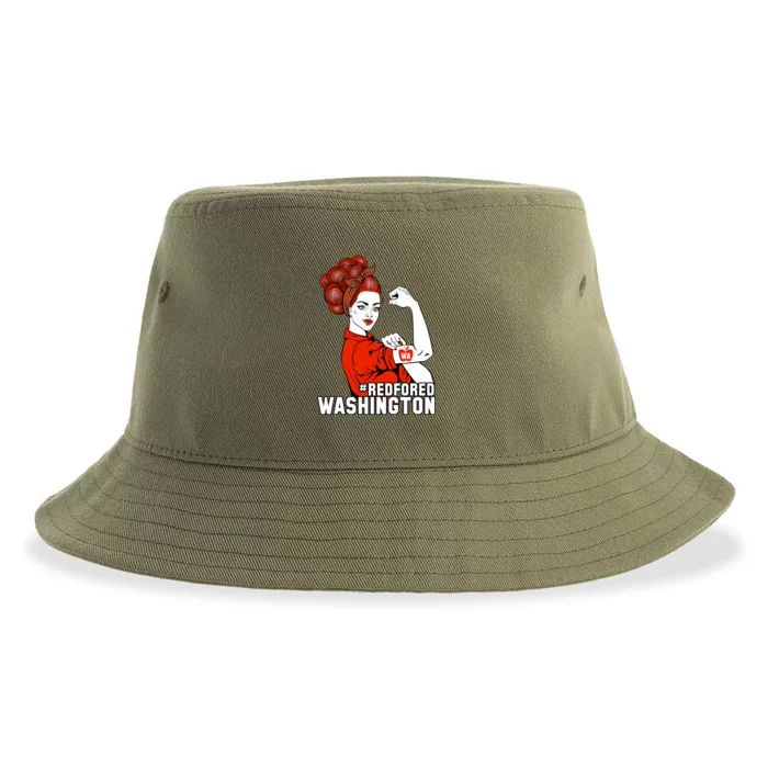 Redfored Red For Ed Washington Teachers Sustainable Bucket Hat