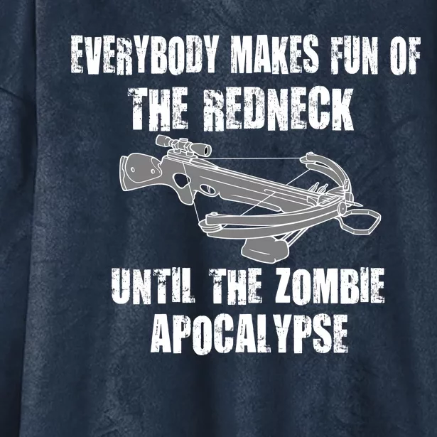 Redneck Zombie Killer Hooded Wearable Blanket