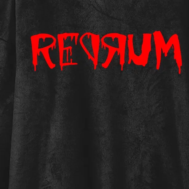 Redrum Hooded Wearable Blanket