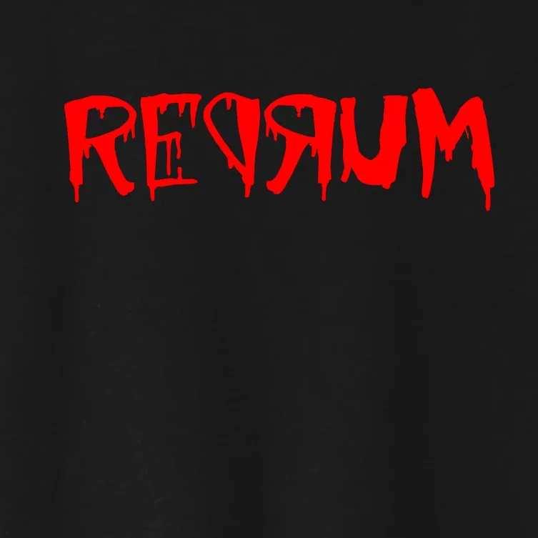 Redrum Women's Crop Top Tee