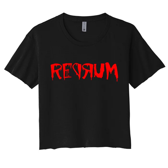 Redrum Women's Crop Top Tee