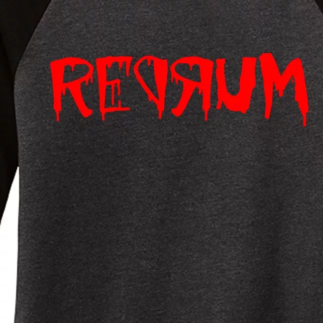 Redrum Women's Tri-Blend 3/4-Sleeve Raglan Shirt