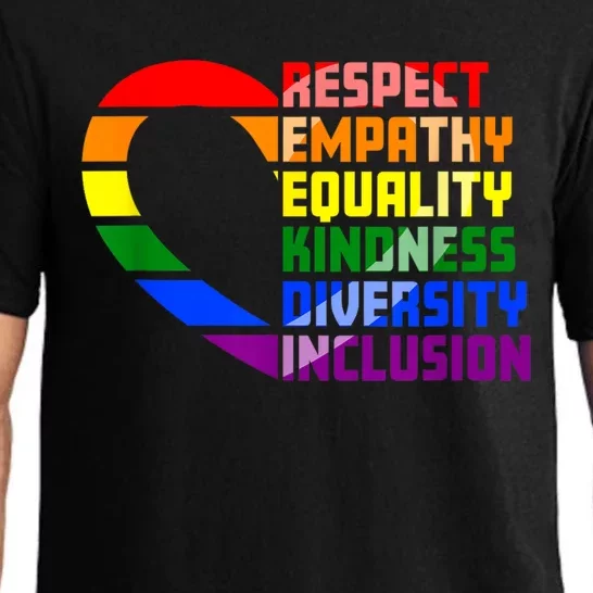 Respect Empathy Equality Kindness Diversity Inclusion Humans Pajama Set