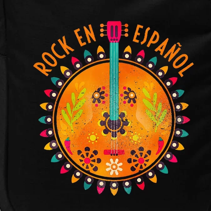 Rock En Espanol Guitar Spanish Language Rock Music Impact Tech Backpack