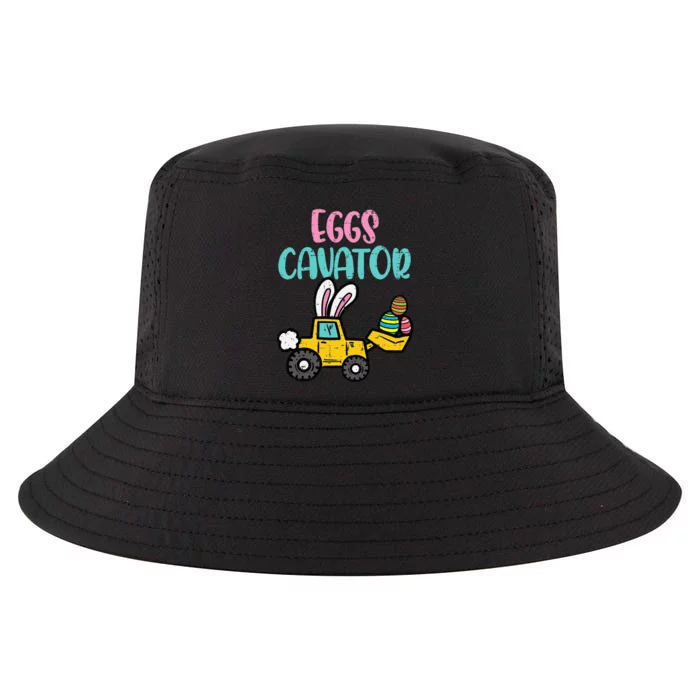 retro Easter Excavator Eggs Cavator Construction Cool Comfort Performance Bucket Hat