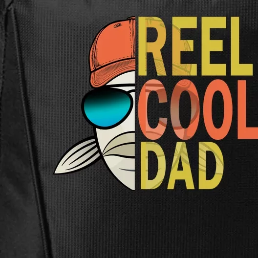 Reel Cool Fishing Dad Funny City Backpack