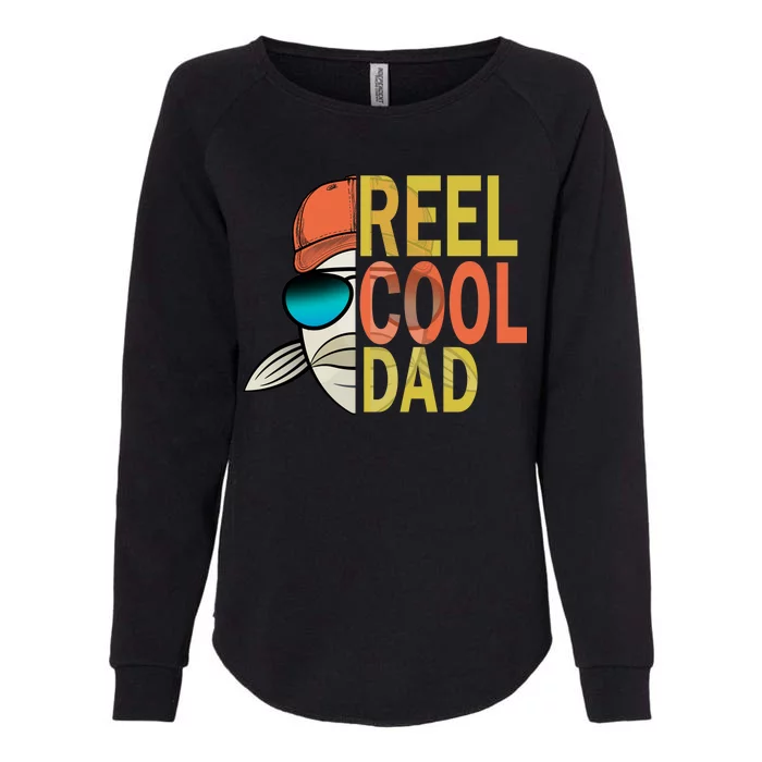 Reel Cool Fishing Dad Funny Womens California Wash Sweatshirt