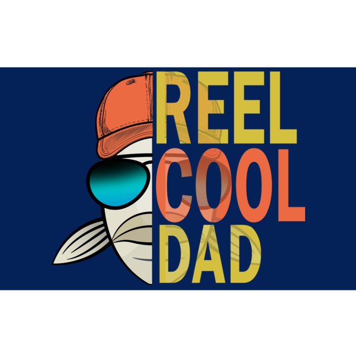 Reel Cool Fishing Dad Funny Bumper Sticker