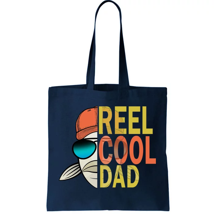 Reel Cool Fishing Dad Funny Tote Bag