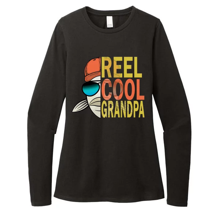 Reel Cool Fishing Grandpa Womens CVC Long Sleeve Shirt