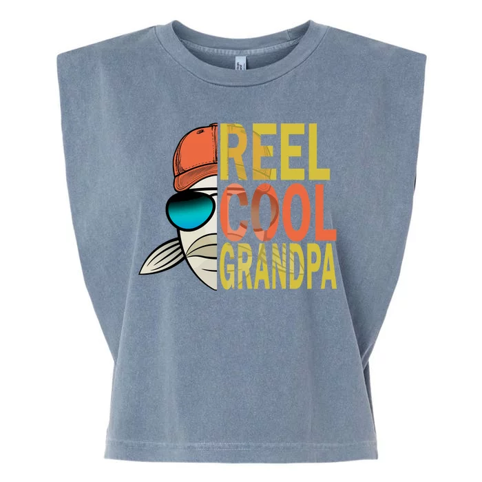 Reel Cool Fishing Grandpa Garment-Dyed Women's Muscle Tee