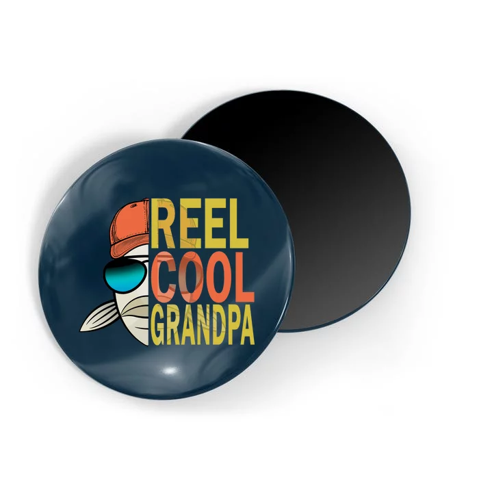 Reel Cool Fishing Grandpa Magnet