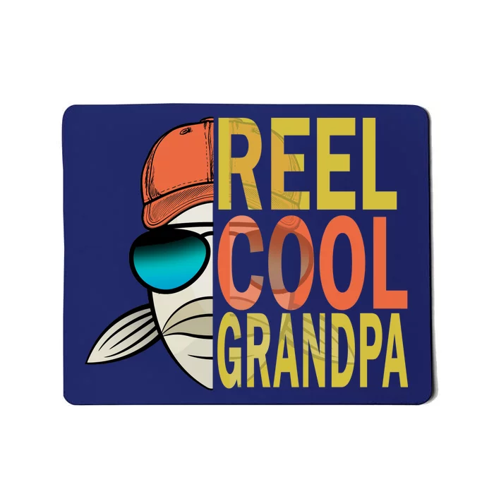 Reel Cool Fishing Grandpa Mousepad