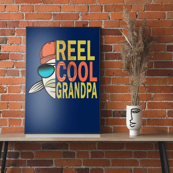 Reel Cool Fishing Grandpa Poster