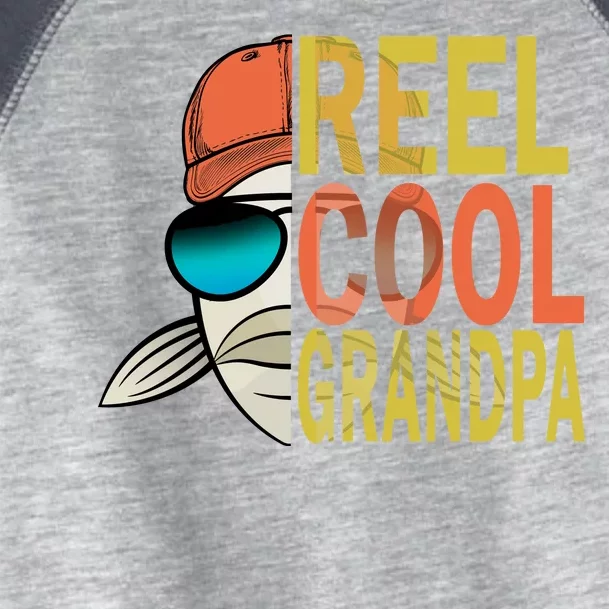 Reel Cool Fishing Grandpa Toddler Fine Jersey T-Shirt