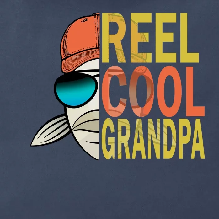 Reel Cool Fishing Grandpa Zip Tote Bag