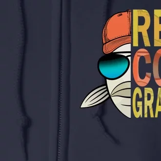 Reel Cool Fishing Grandpa Full Zip Hoodie