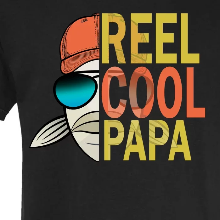 Reel Cool Fishing Papa Garment-Dyed Heavyweight T-Shirt